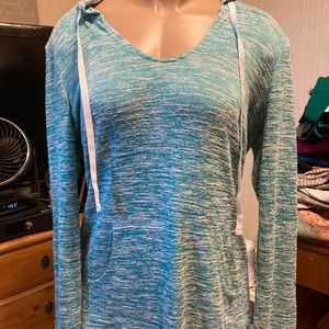 Teal hoodie